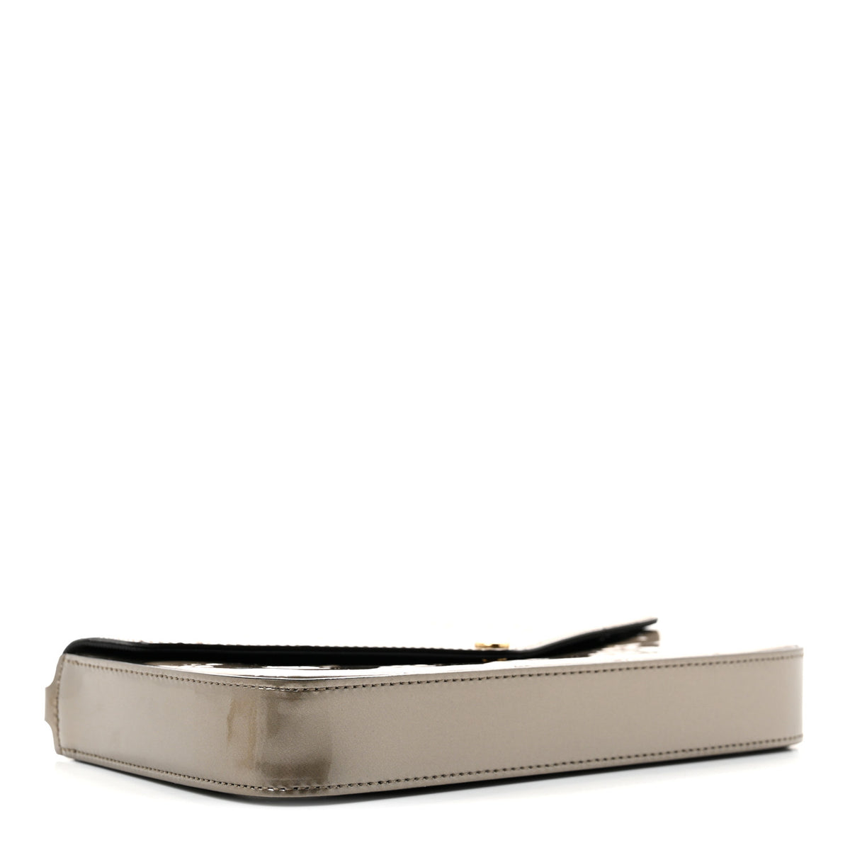 Vernis Felicie Pochette Chain Wallet Champagne Metallise