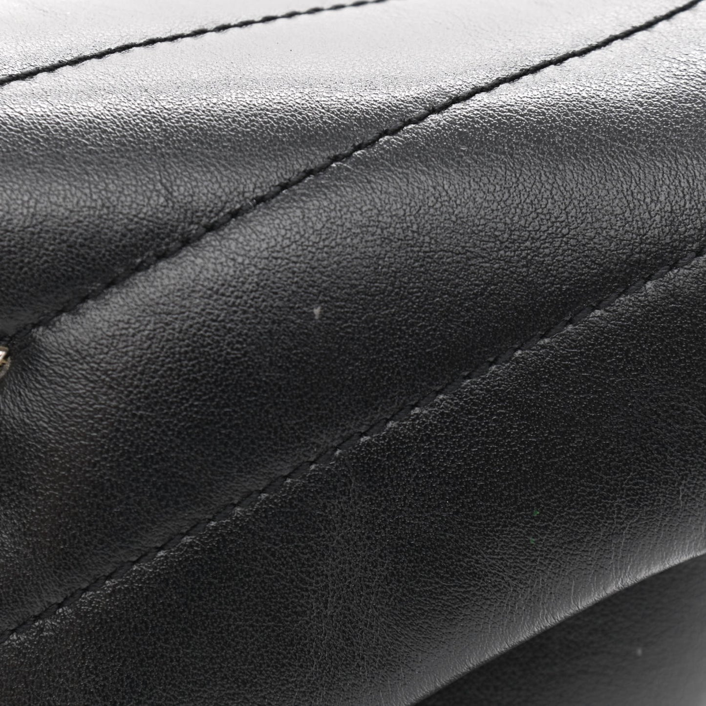 Calfskin Y Quilted Monogram Toy Loulou Crossbody Bag Black