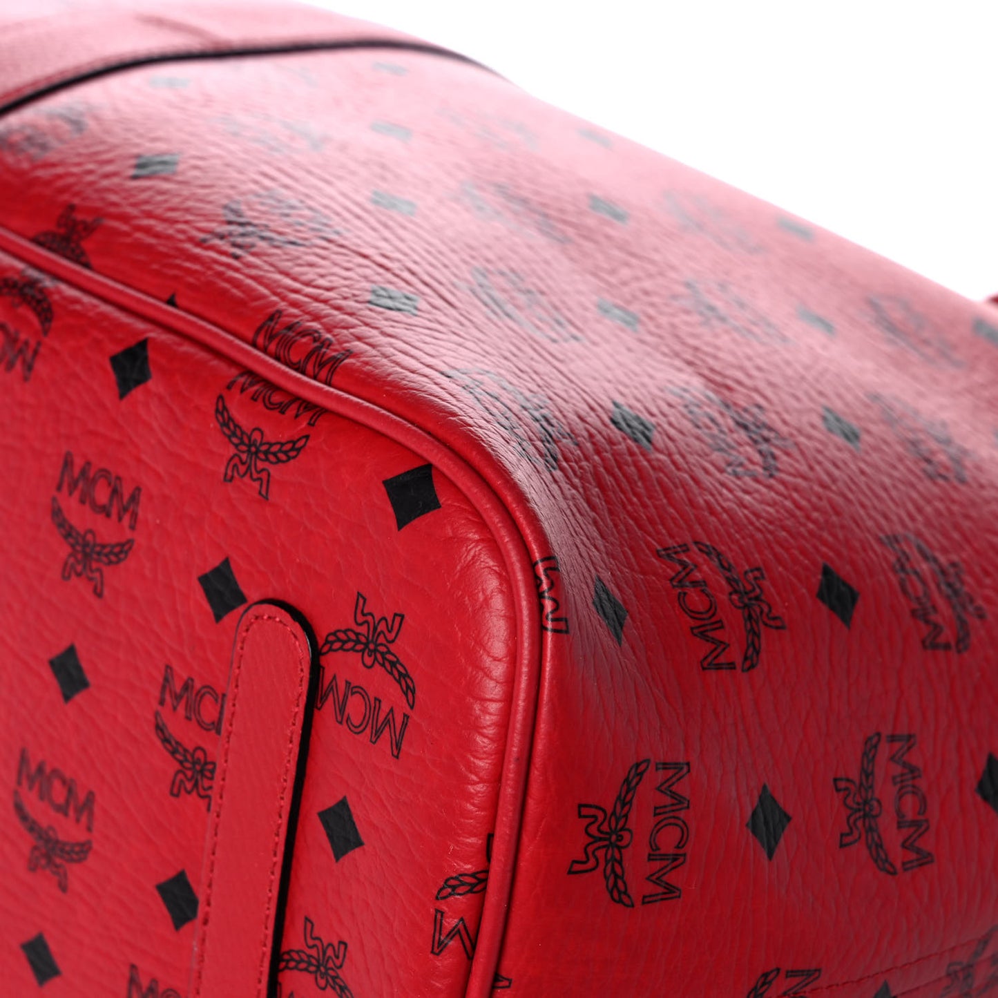 Visetos Large Liz Reversible Shopper Tote Ruby Red