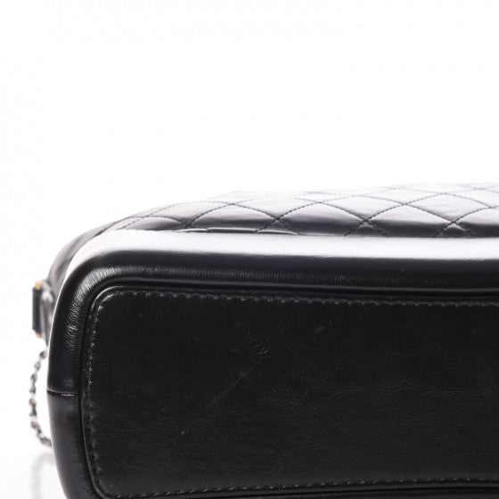 Chanel Aged Calfskin Quilted Large Gabrielle Hobo Black 13 of 13
