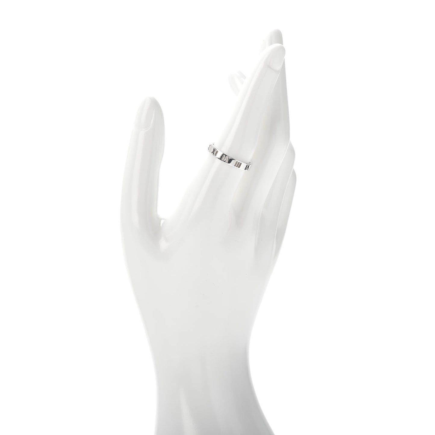 Sterling Silver Narrow Atlas Pierced Ring 58 8.25