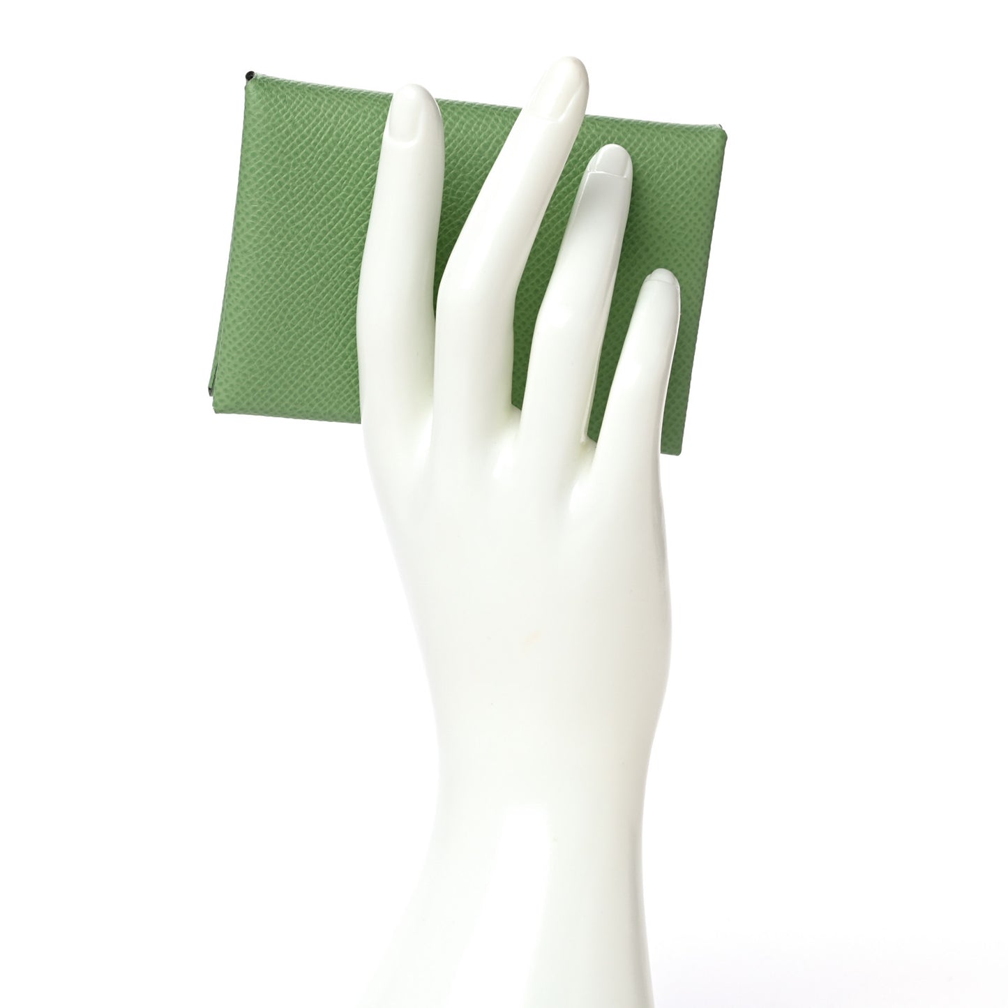 Epsom Calvi Duo Card Case Vert Criquet