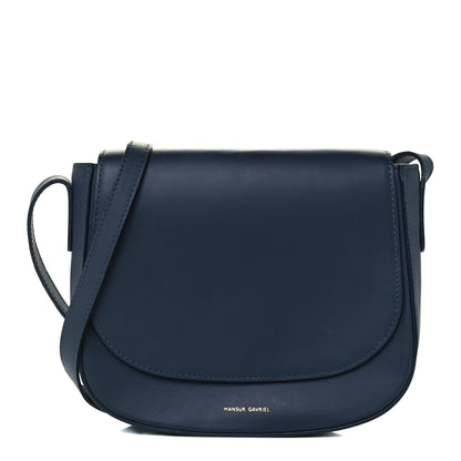 Mansur Gavriel Calfskin Flap Crossbody Bag Blu 1 of 10