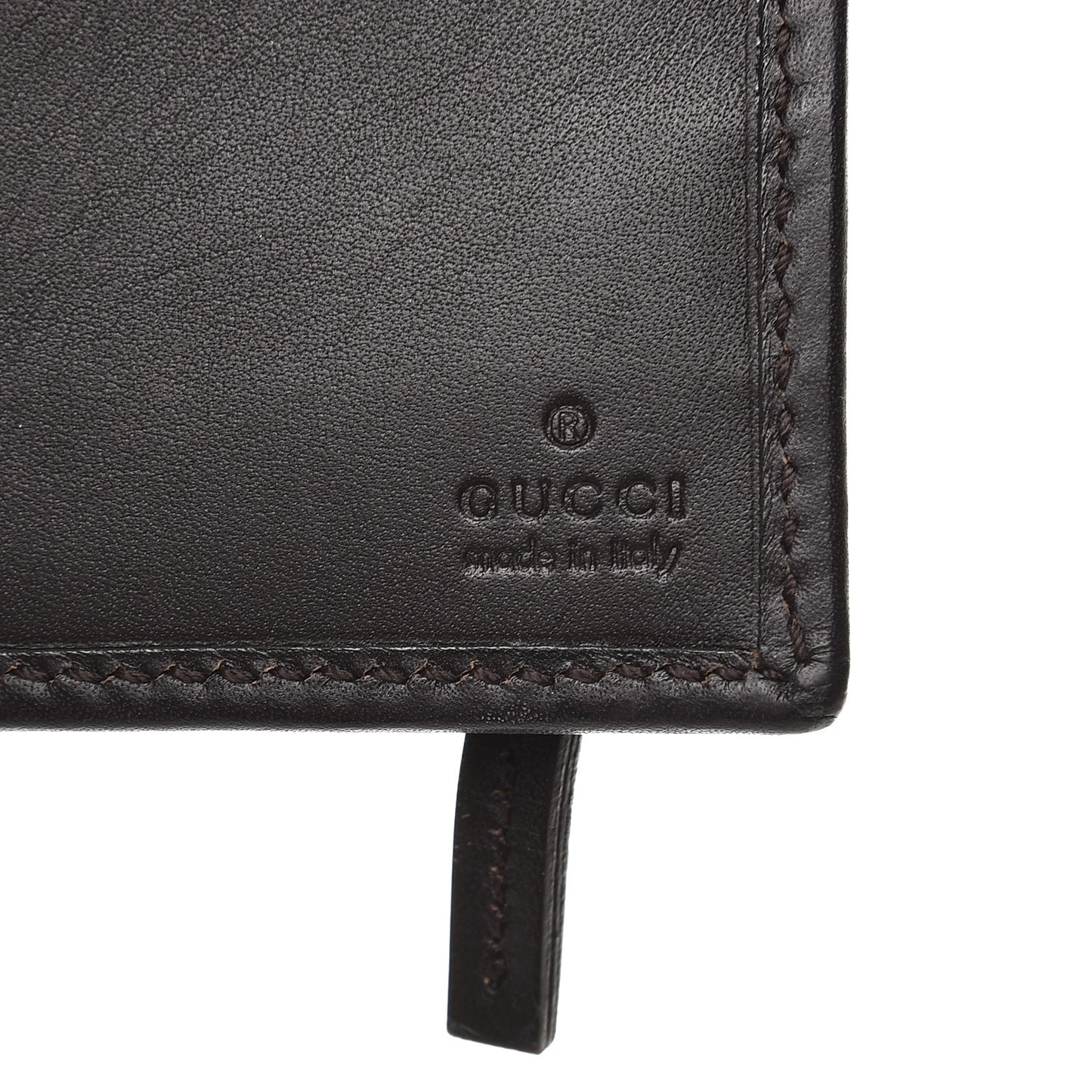 Monogram Calfskin Ladies Web Continental Wallet Beige Ebony Cocoa