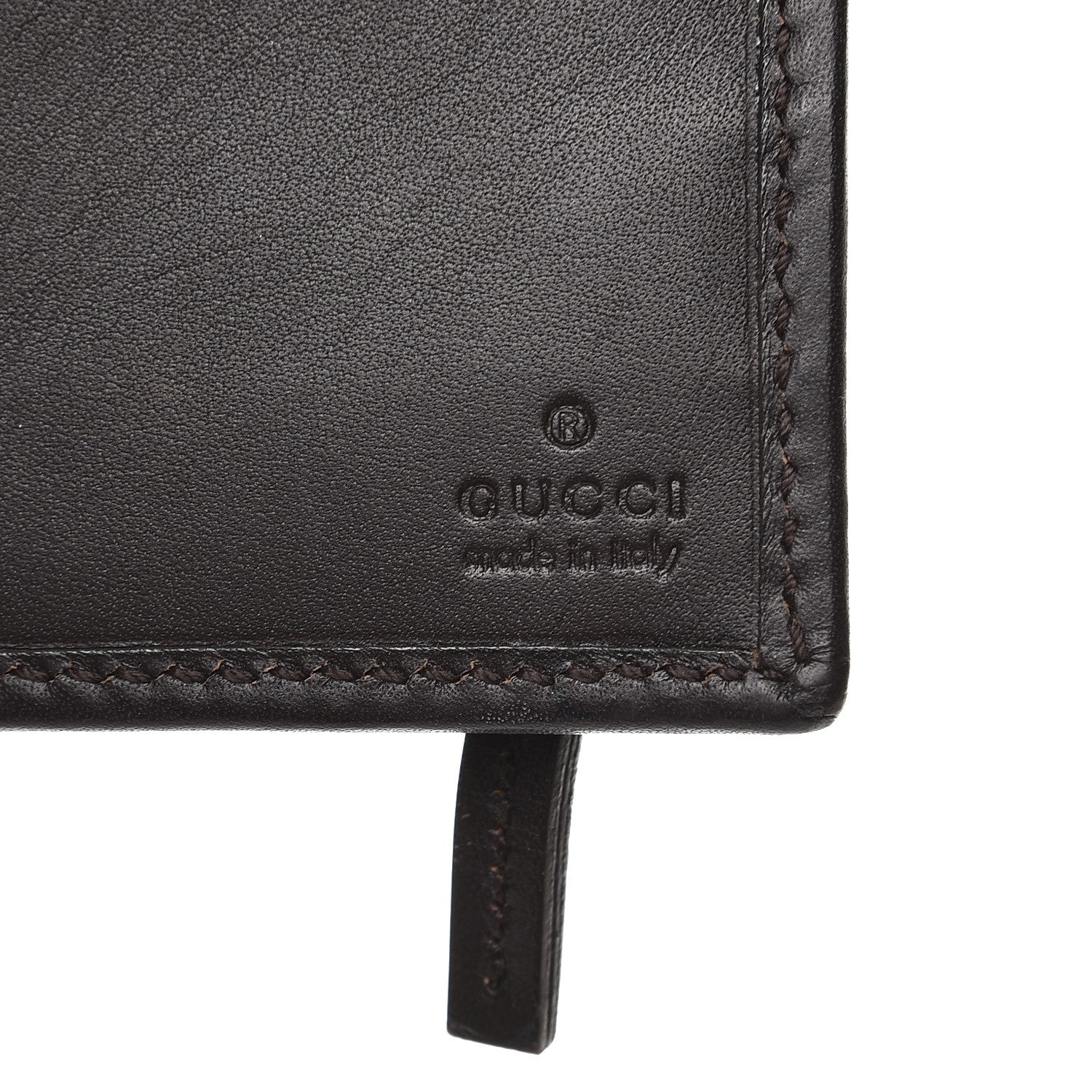 Gucci Monogram Calfskin Ladies Web Continental Wallet Beige Ebony Cocoa 6 of 9