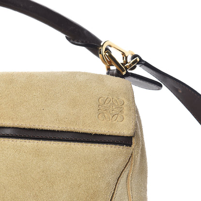 Loewe Suede Medium Puzzle Bag Gold 18 of 18