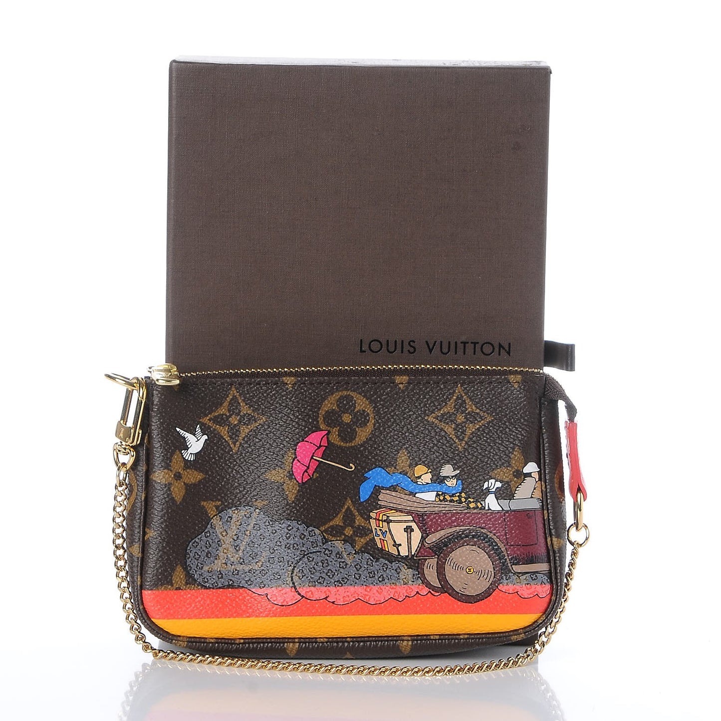 Monogram 2015 Christmas Animation Mini Pochette Accessories