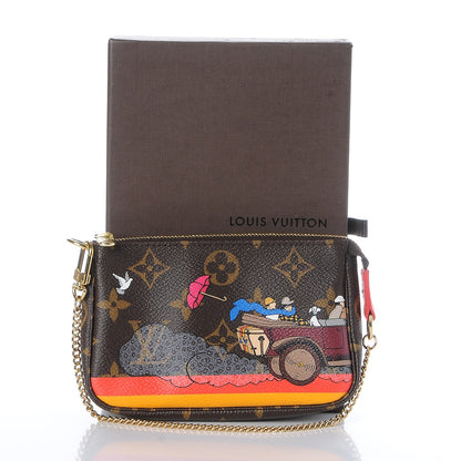 Louis Vuitton Monogram 2015 Christmas Animation Mini Pochette Accessories 8 of 8