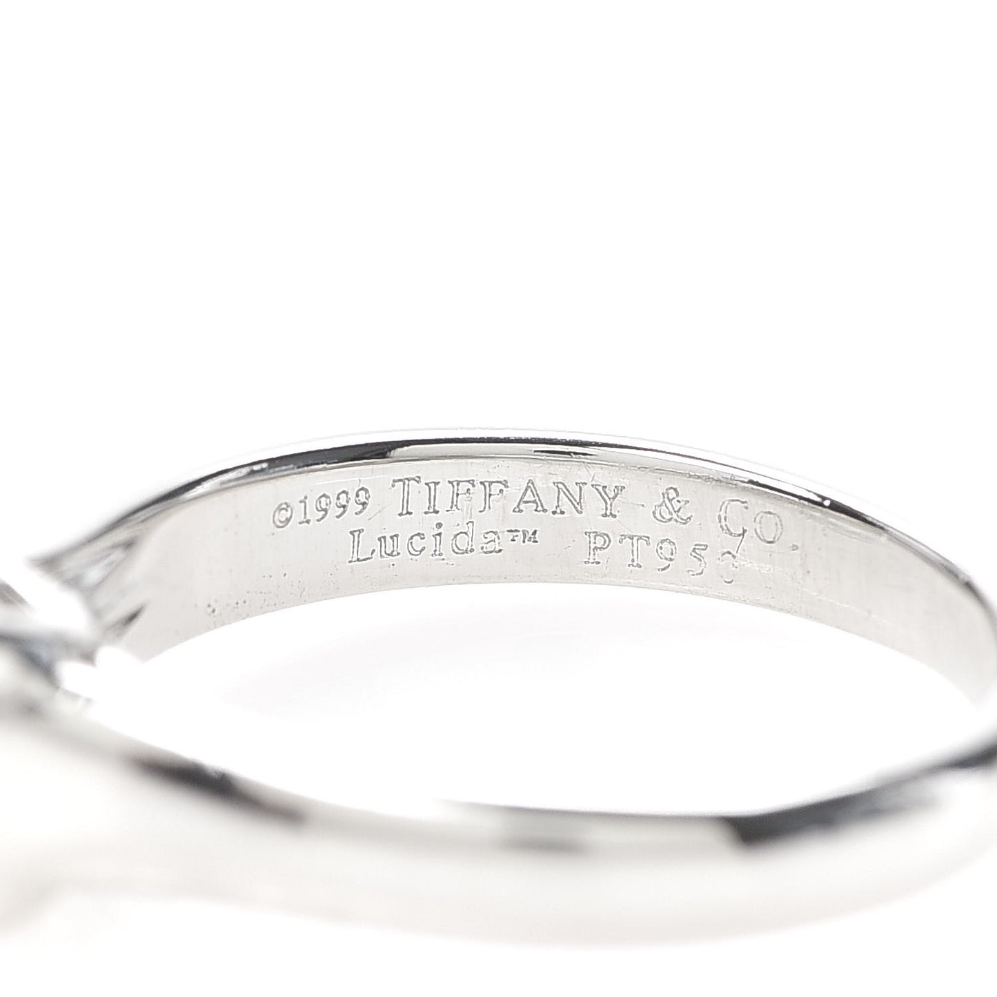 Platinum Diamond 1.20ct Solitaire Lucida Engagement Ring 51 5.75