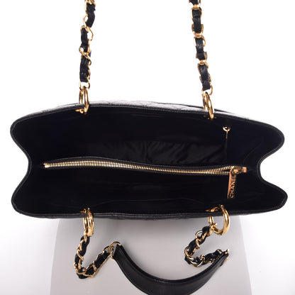 Chanel Caviar Quilted Grand Shopping Tote GST Black 6 of 12