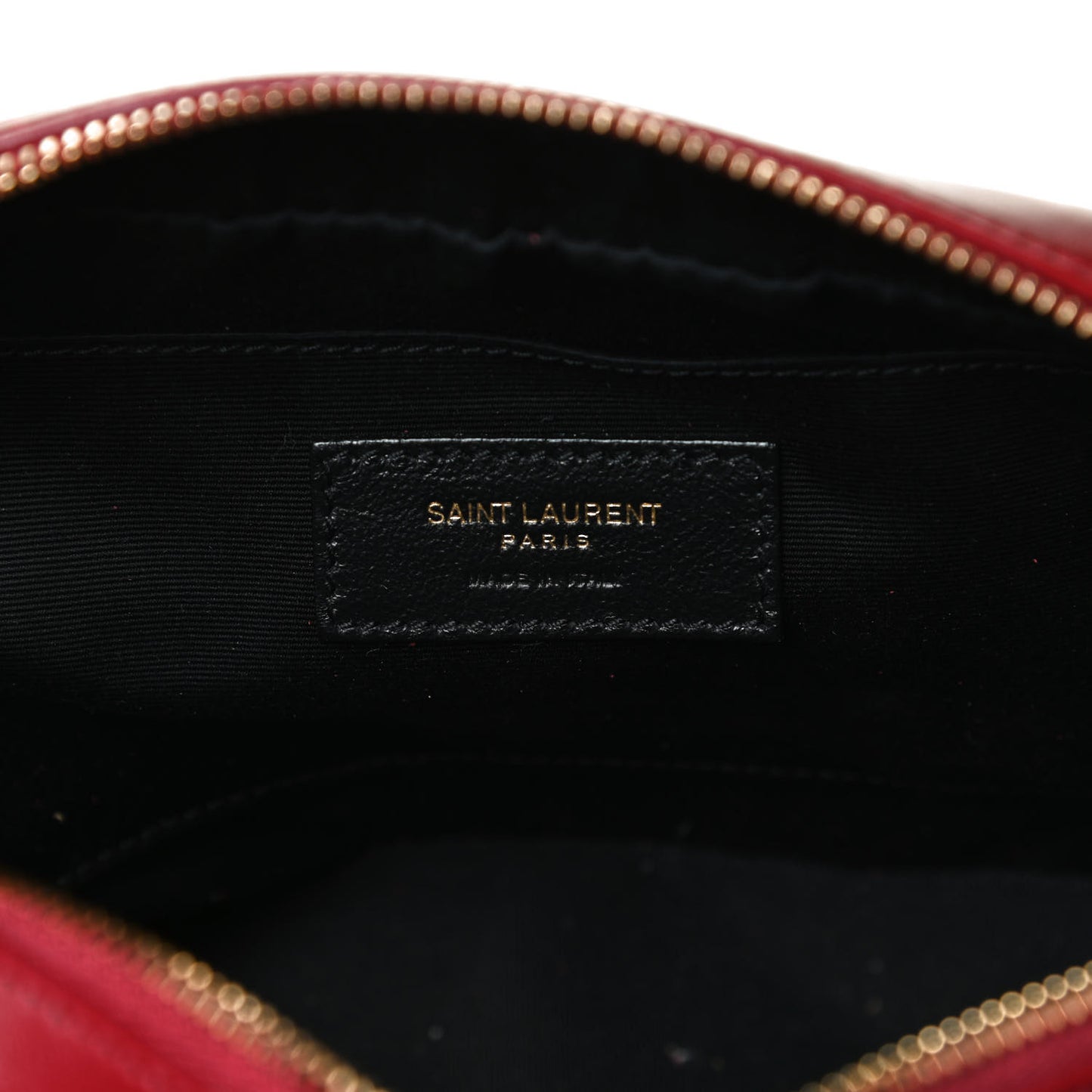 Calfskin Matelasse Monogram Lou Camera Bag Red