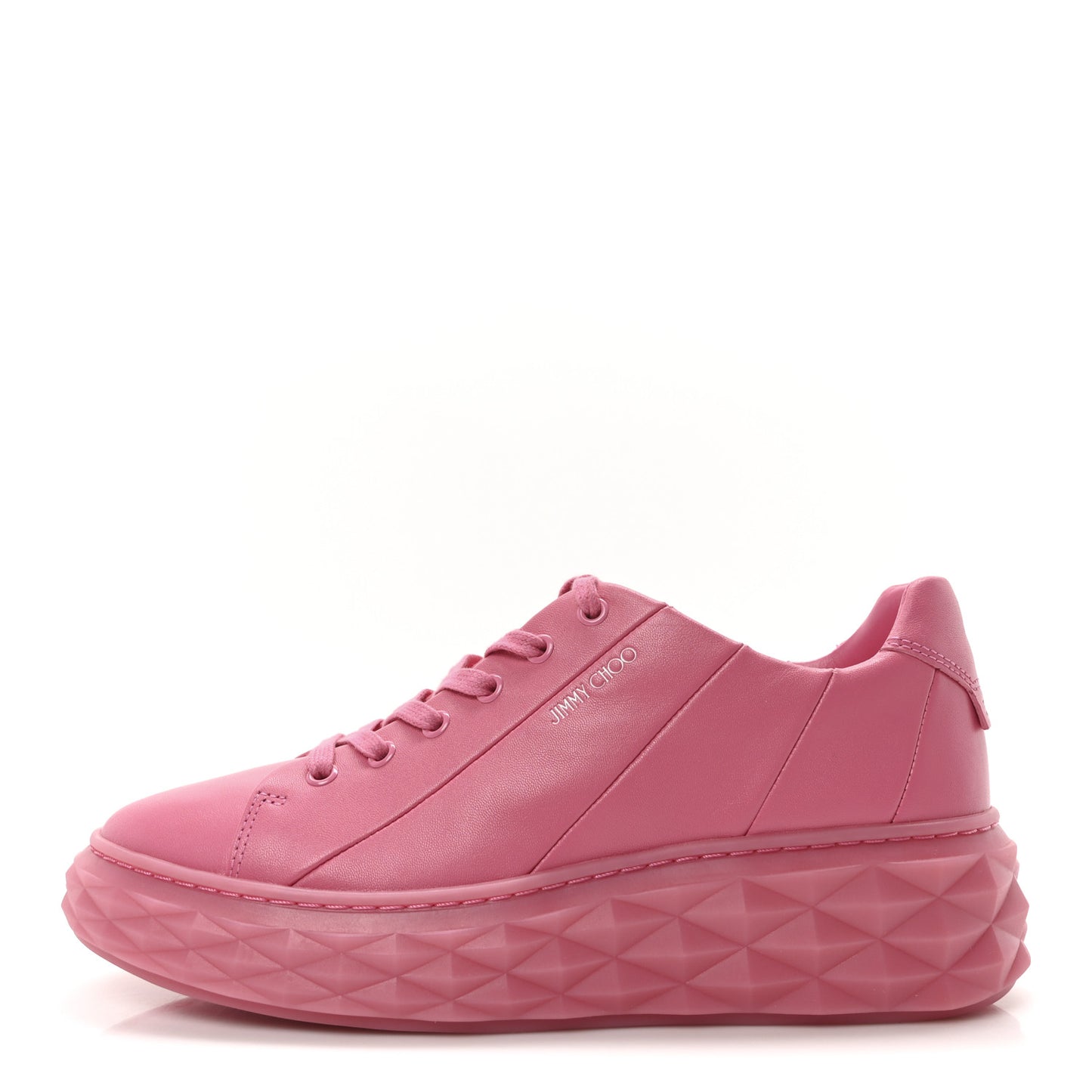 Nappa Diamond Maxi F II Platform Sneakers 39.5 Pink