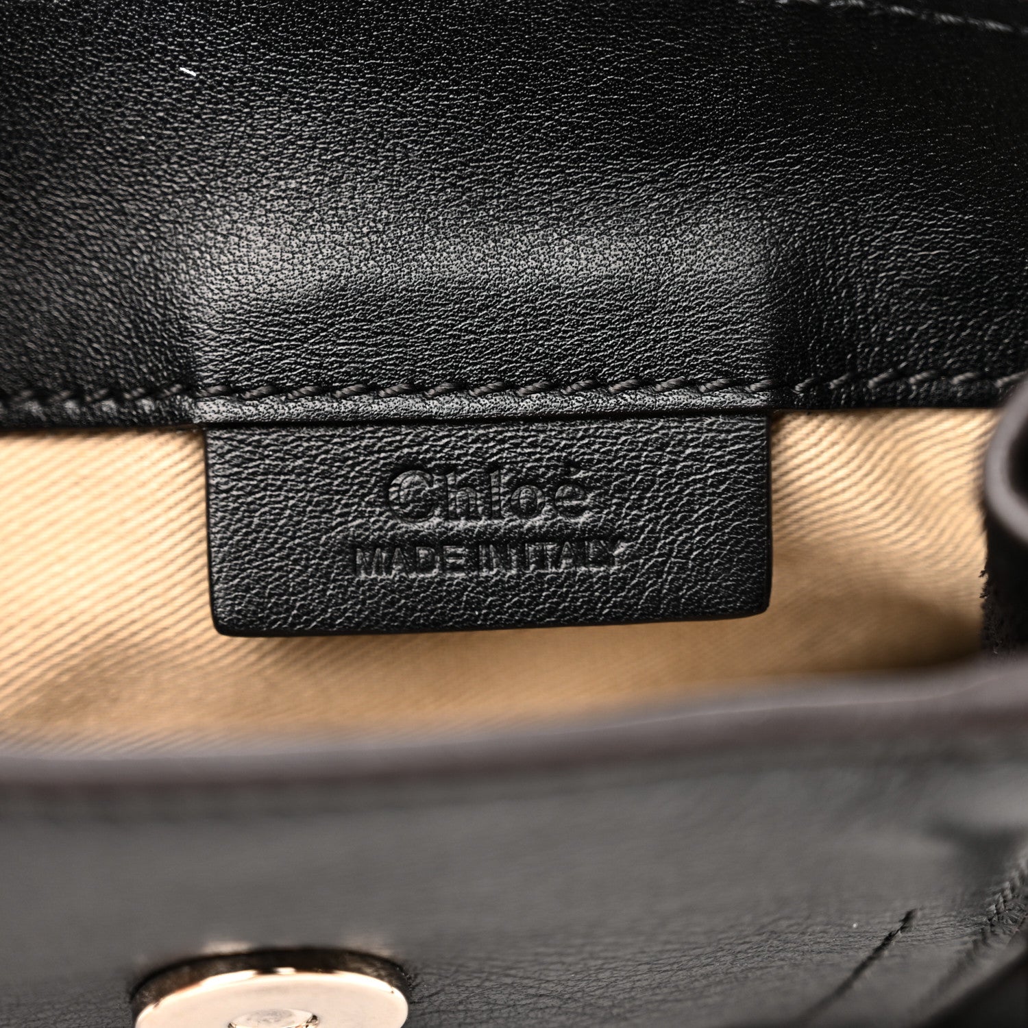 Chloe Suede Calfskin Mini Faye Backpack Black 6 of 11