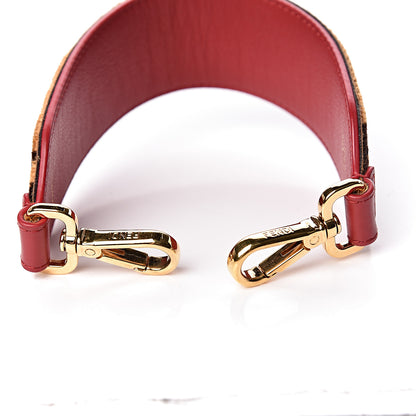 Fendi Velvet FF Mini Strap You Tobacco Fragola 5 of 5