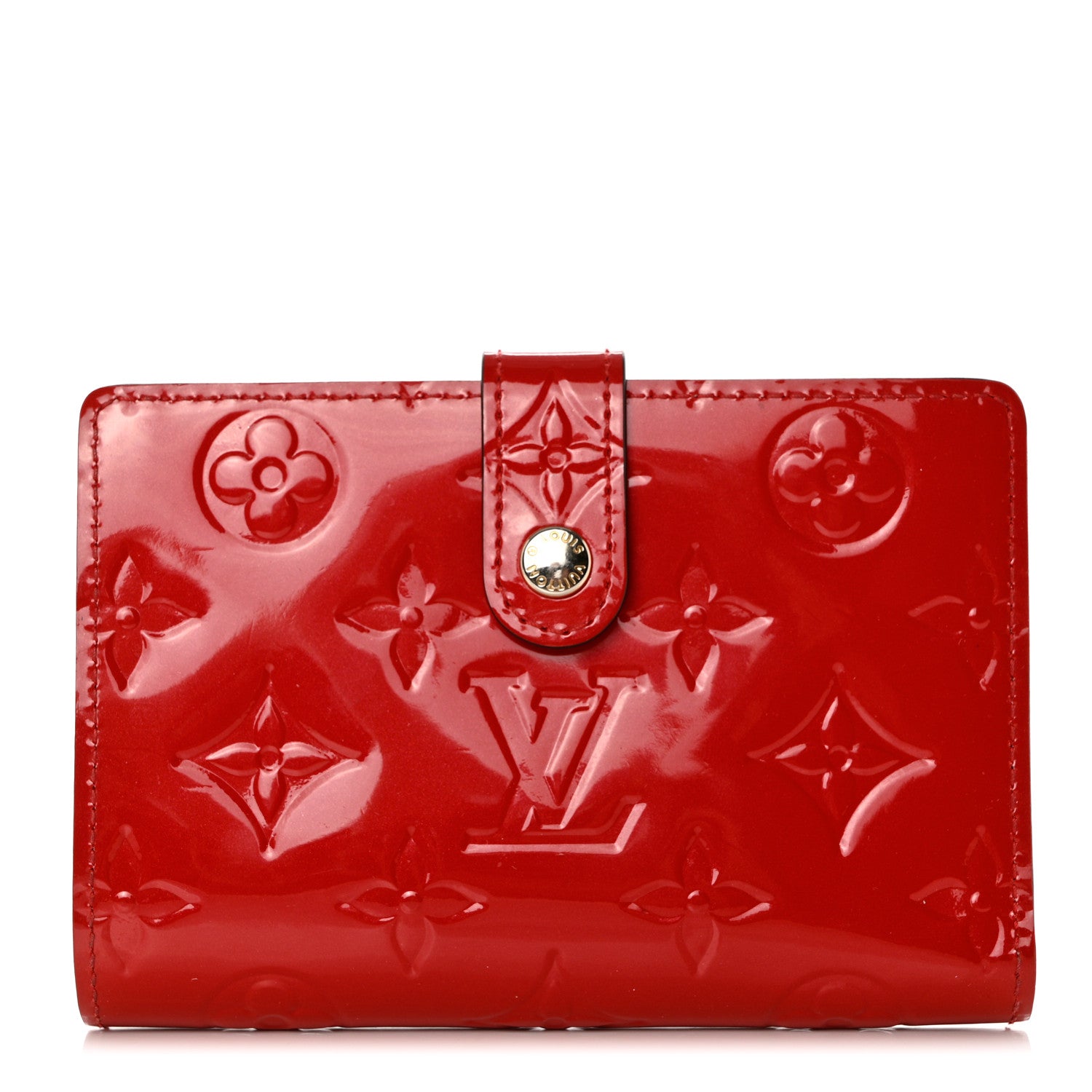 Louis Vuitton Vernis French Purse Wallet Pomme D'Amour 1 of 7