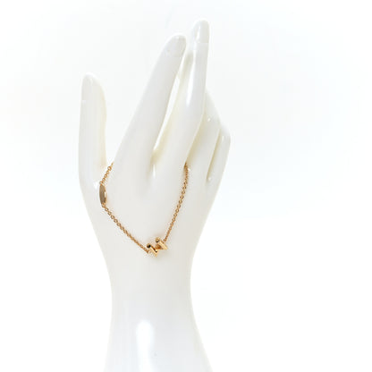 Louis Vuitton LV And Me Letter M Bracelet Gold 2 of 5