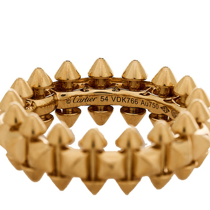 Cartier 18K Pink Gold MM Clash De Cartier Ring 54 7 5 of 6