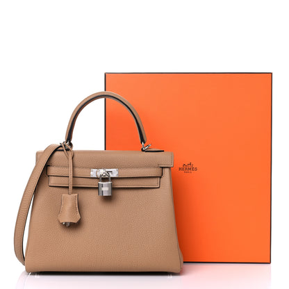 Hermes Togo Kelly Retourne 25 Chai 10 of 10