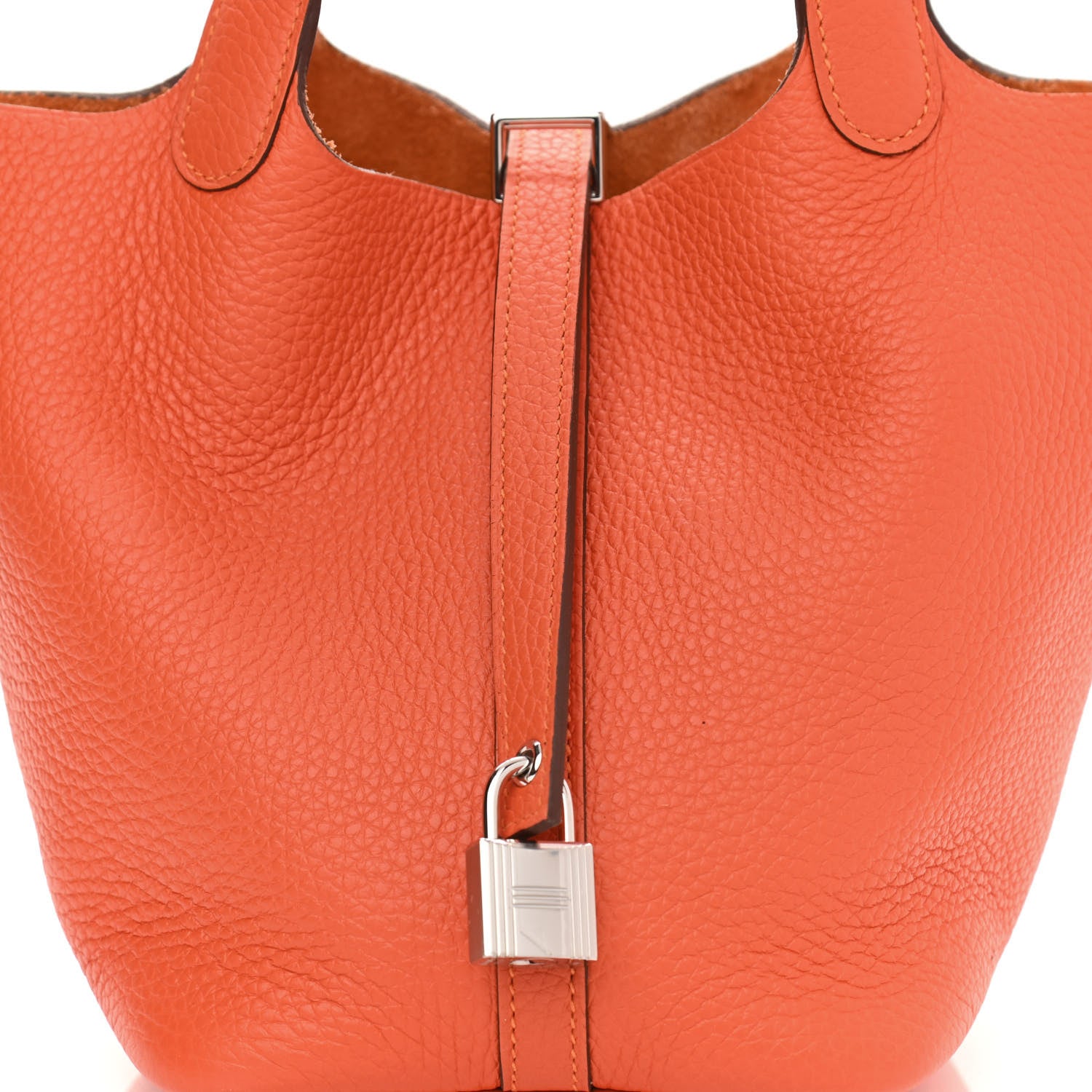 Hermes Taurillon Clemence Picotin Lock 18 PM Feu 8 of 12