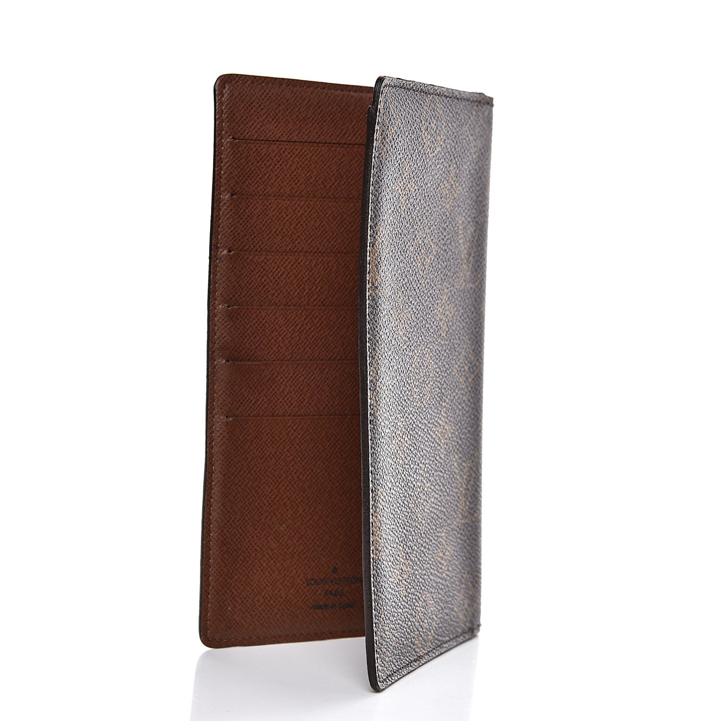 Monogram Porte Chequier Cartes Credit European Checkbook Wallet