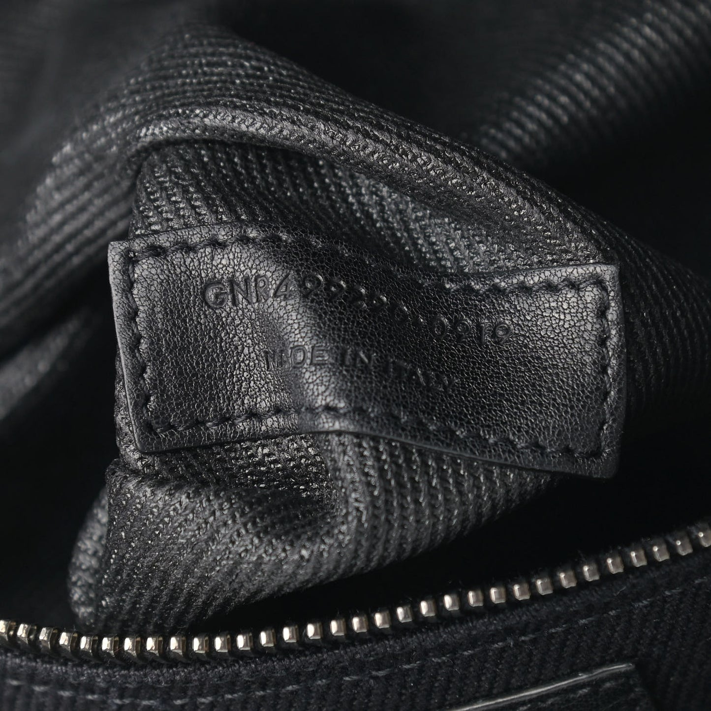Linen Calfskin Rive Gauche Tote Black