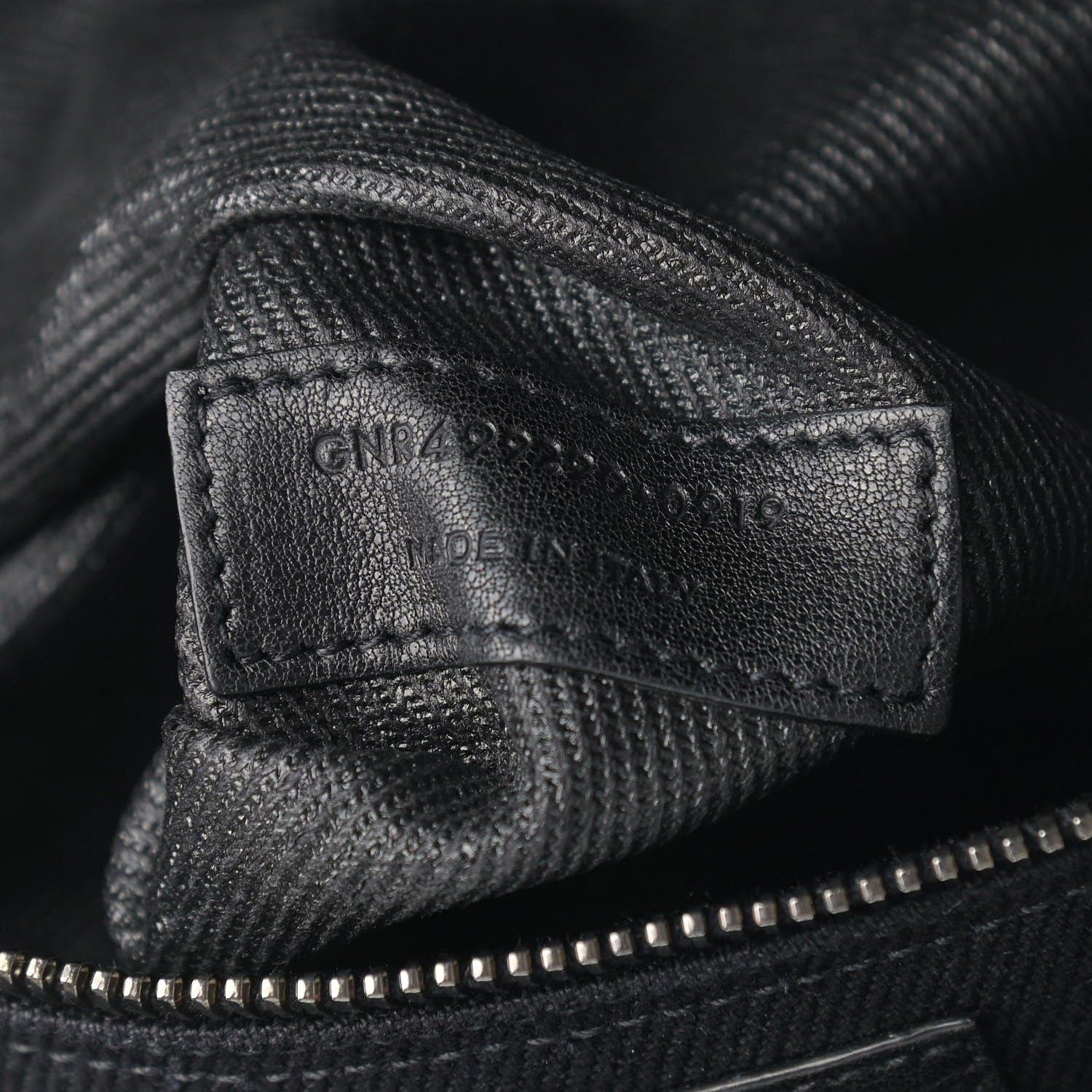 Saint Laurent Linen Calfskin Rive Gauche Tote Black 9 of 20