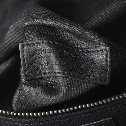 Saint Laurent Linen Calfskin Rive Gauche Tote Black 9 of 20