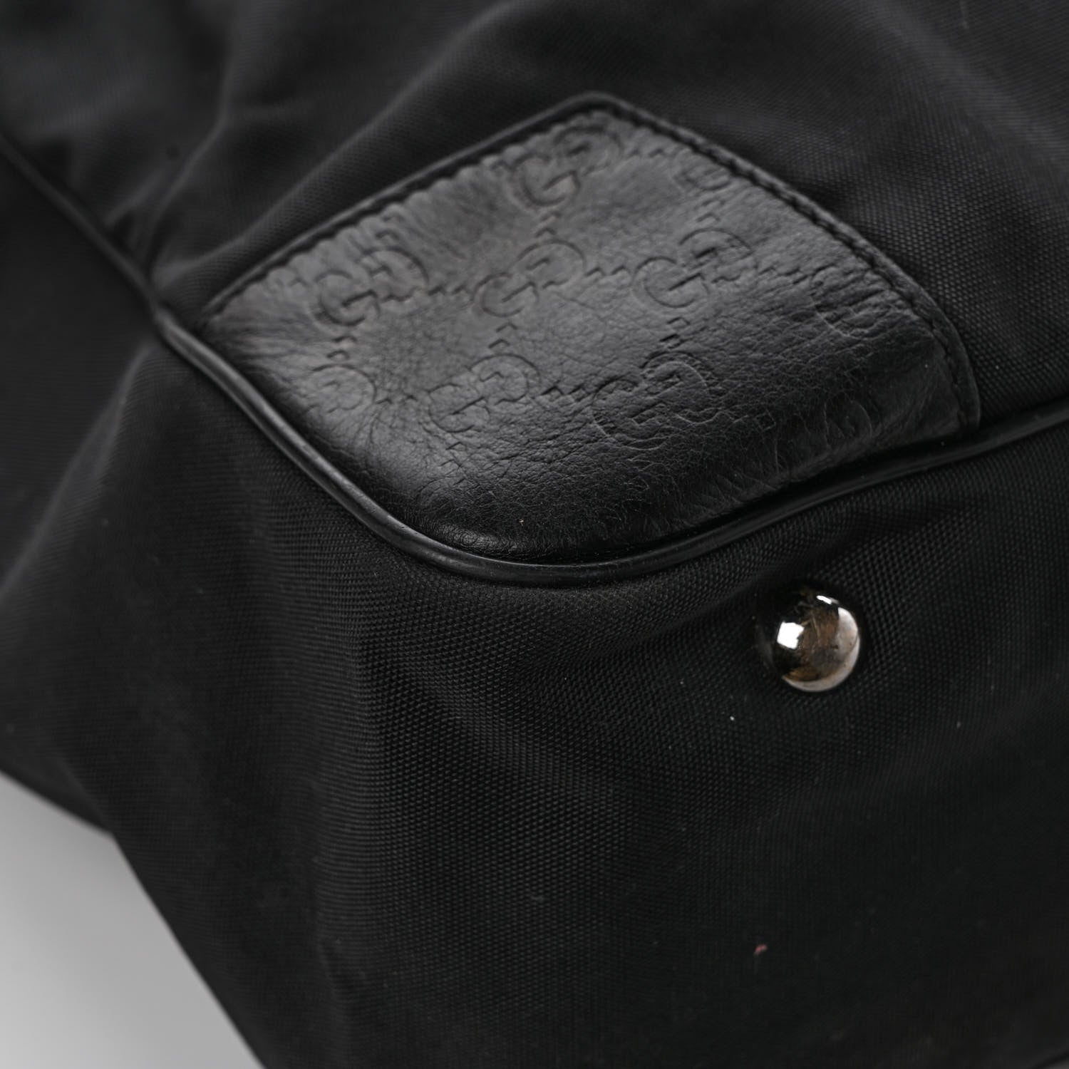 Gucci Guccissima Nylon Briefcase Black 10 of 12