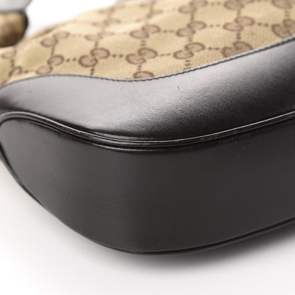 Gucci Monogram Web Jackie O Hobo Dark Brown 6 of 12