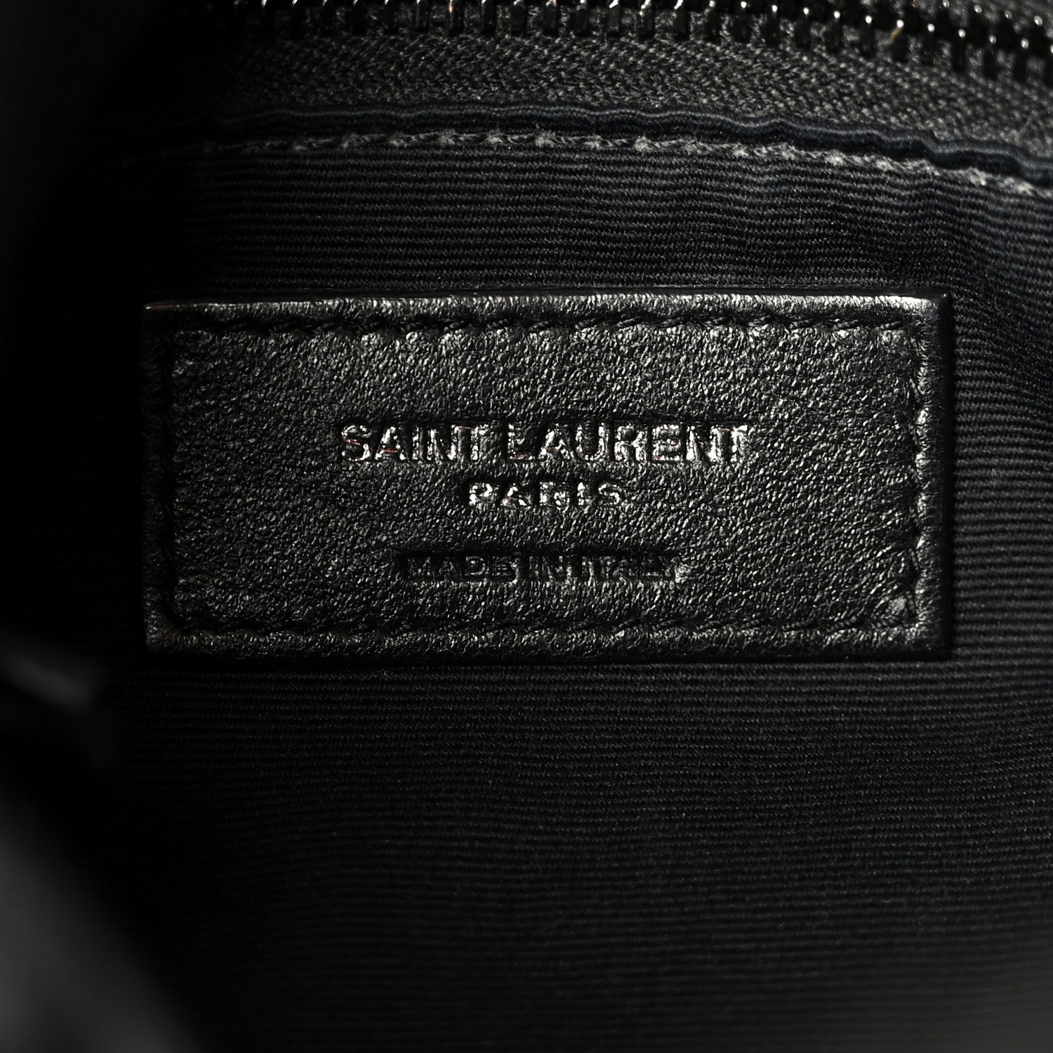 Saint Laurent Lambskin Quilted Monogram Monochrome Small Loulou Puffer Chain Satchel Black 6 of 11