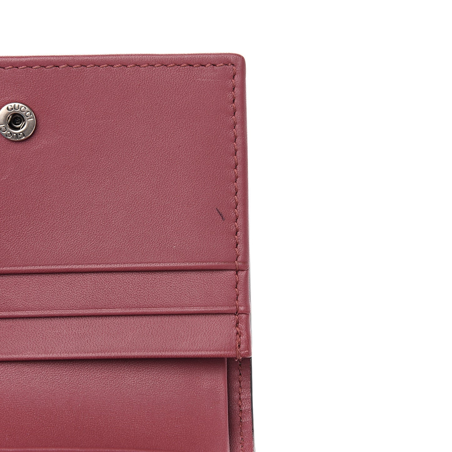 GG Supreme Monogram Blooms Card Case Beige Multicolor Dry Rose