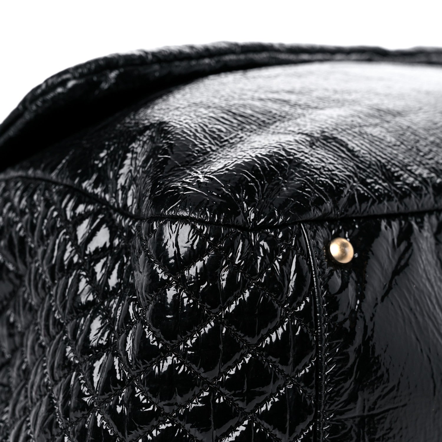 Chanel Vinyl XXL Rock and Chain Flap Black 8 of 20