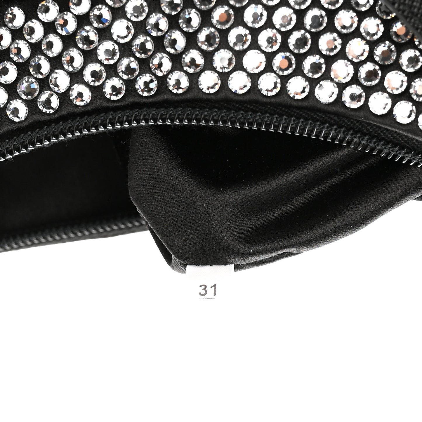 Satin Crystal Mini Re-Edition 2000 Bag Cristal