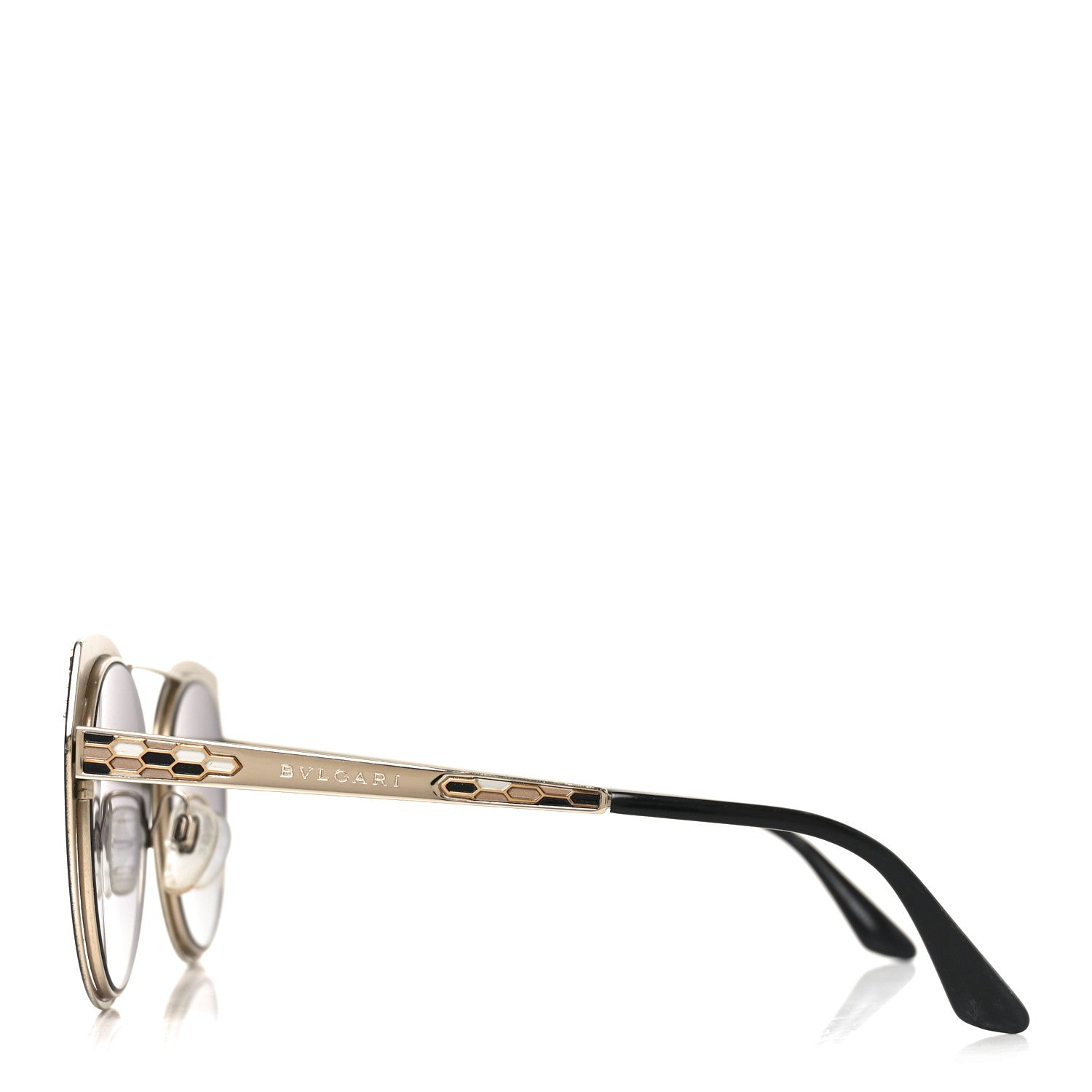 Bulgari Serpenti 6095 Sunglasses Black Gold 3 of 7