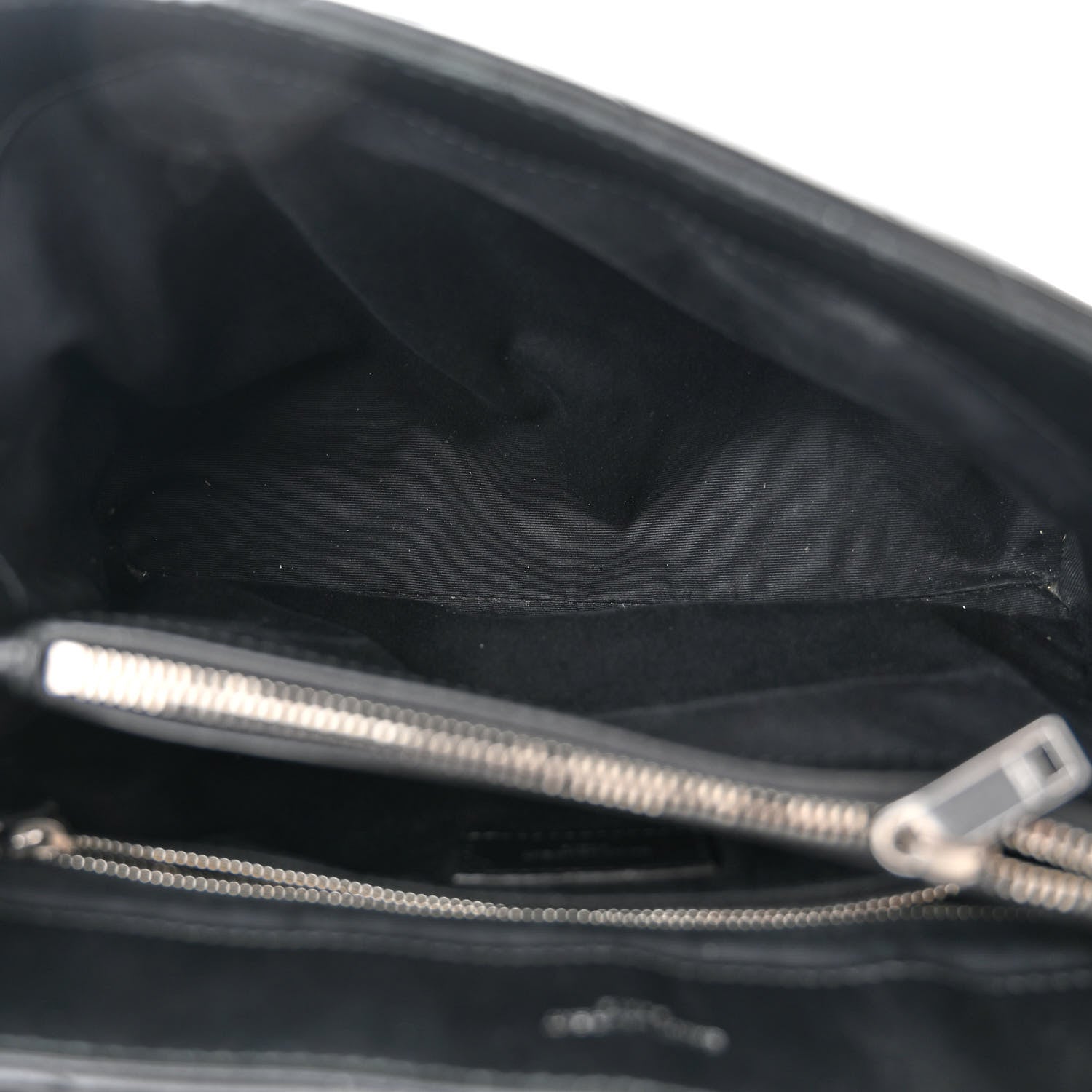 Saint Laurent Calfskin Y Quilted Monogram Medium Loulou Chain Satchel Black 5 of 11
