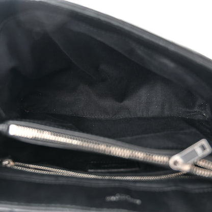Saint Laurent Calfskin Y Quilted Monogram Medium Loulou Chain Satchel Black 5 of 11