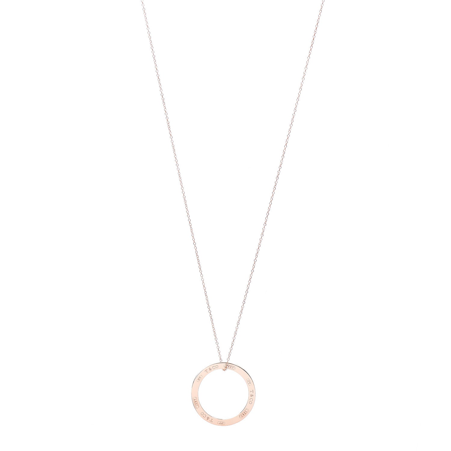 Tiffany Rubedo 1837 Circle Pendant Necklace 1 of 5