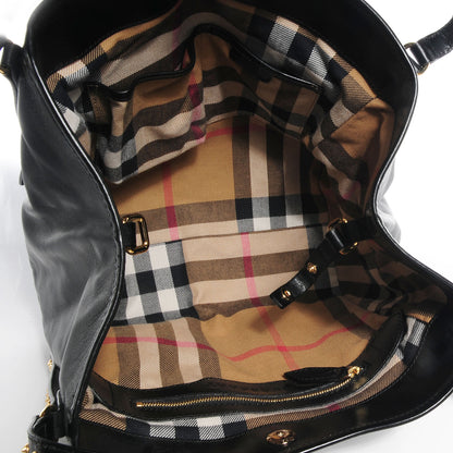 Burberry Lambskin Bridle Studs Small Canterbury Tote Black 5 of 10