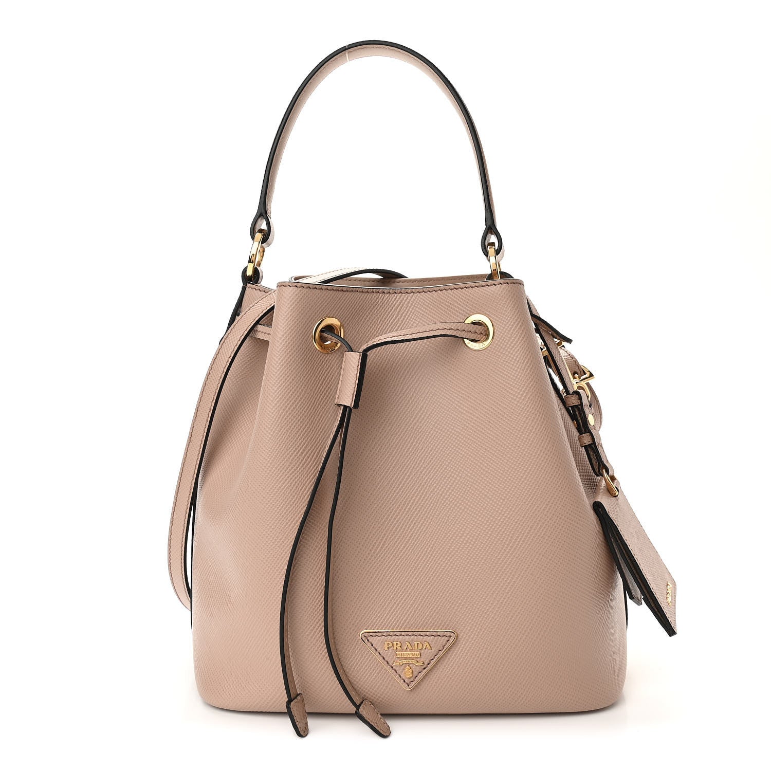 Prada Saffiano Cuir Bucket Bag Cipria 1 of 9