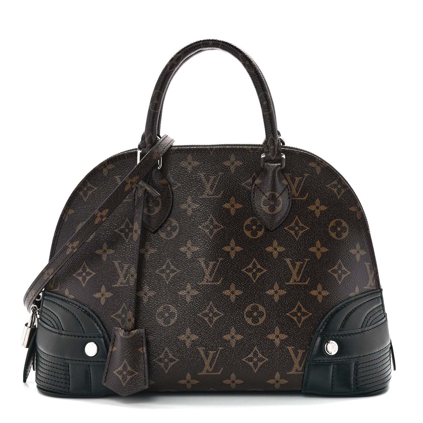 Shiny Monogram Alma PM Black