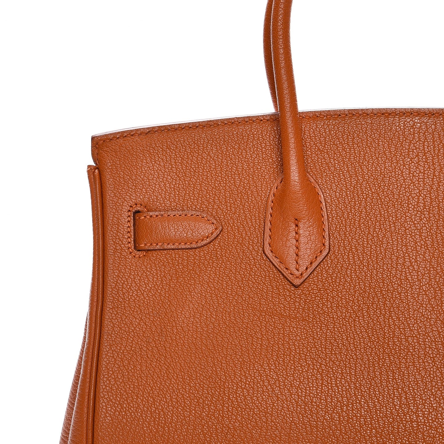 Chevre de Coromandel Birkin 30 Potiron