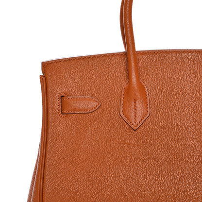 Hermes Chevre de Coromandel Birkin 30 Potiron 12 of 26
