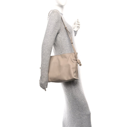 Loewe Nappa Calfskin Medium Flamenco Knot Clutch Sand 2 of 10