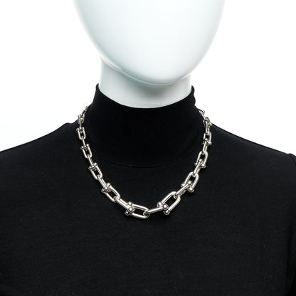 Tiffany Sterling Silver HardWear Graduated Link Necklace 2 of 6