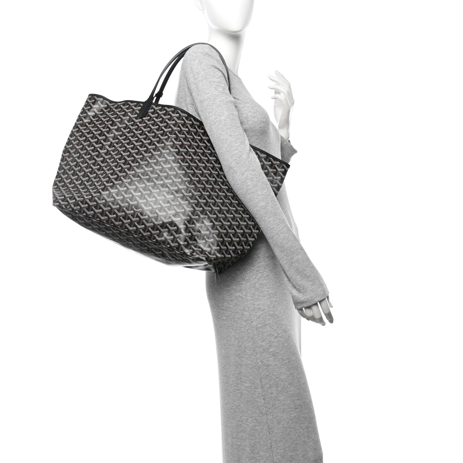 Goyard Goyardine Saint Louis GM Black 2 of 11