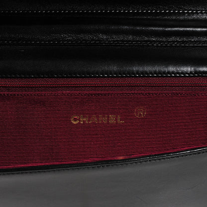 Chanel Lambskin Ribbon Stitched Flap Black 6 of 8