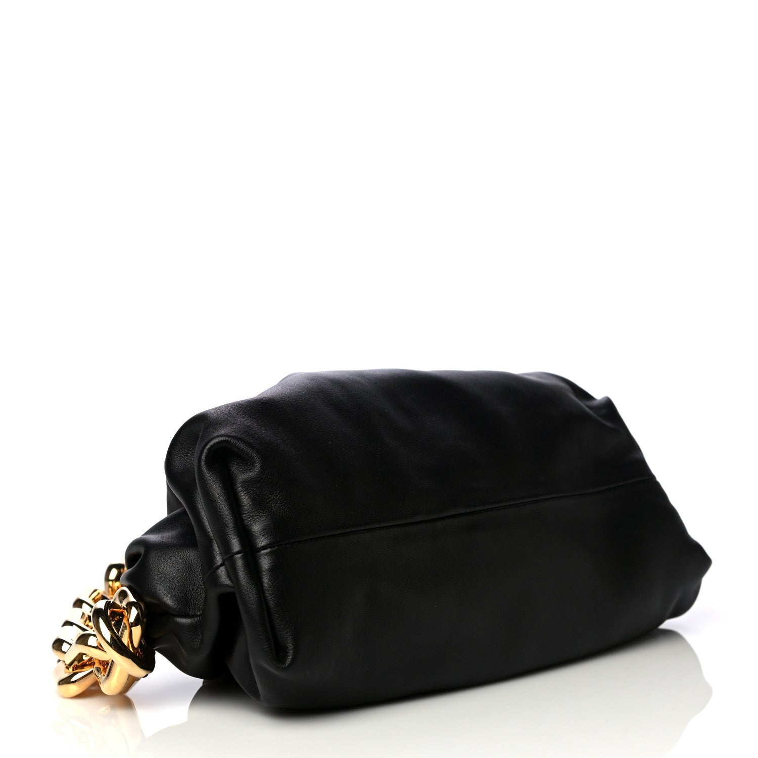 Bottega Veneta Calfskin The Pouch Chain Black 3 of 4