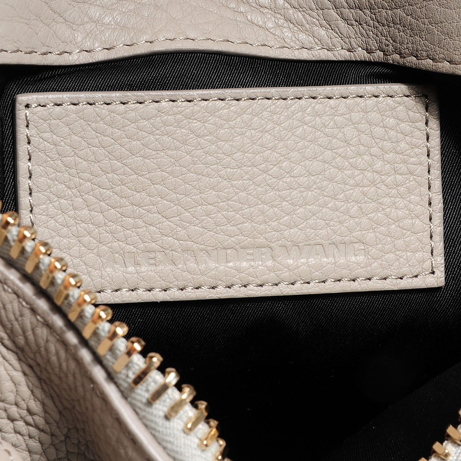 Alexander Wang Pebbled Lambskin Rocco Oyster 6 of 7