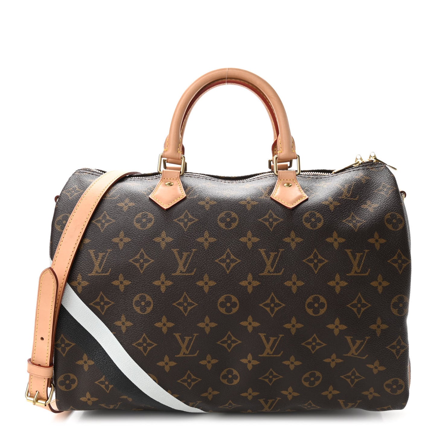 Monogram My LV Heritage Speedy Bandouliere 30 Black White