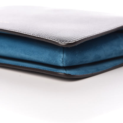 Givenchy Goatskin Suede Cross 3 Crossbody Bag Grey Blue 6 of 11